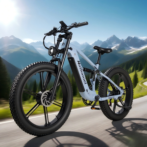 จักรยานไฟฟ้า Nathaniel รุ่น Electric Mountain Bike ขนาด 26 นิ้ว 500 วัตต์ ระบบขับเคลื่อนกลาง ระบบกันสะเทือนคู่ เกียร์ 21 สปีด เบรกดิสก์ไฮดรอลิก สำหรับผู้ใหญ่ - Product Image 1