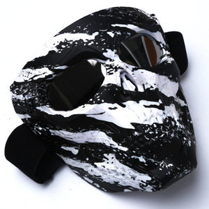 Casque de moto tout-terrain, masque facial Balaclava avec lunettes, respirant, imperméable, unisexe, taille adulte, réglable - Product Image 3