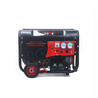 Générateur d'essence portable BISON (CHINE) super silencieux 4 temps BS3500, réservoir de carburant de 15 L, 15 CV, 3 kW, 110 V/220 V/380 V, monophasé/triphasé, pour la maison