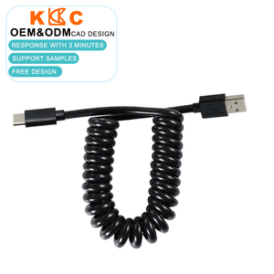 Câble de charge USB C enroulé avec cordon spiralé peu encombrant pour l'alimentation des appareils embarqués - Product Image 4