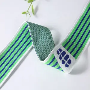 Supplier Fashion Polyester Stripes Decorative Soft flexible Webbing Strap Trimming Strap web band for DIY decoration