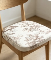 Tissu imprimé en chenille 100% polyester - Texture douce, idéal pour les rideaux, les coussins et les housses de sièges de fenêtre