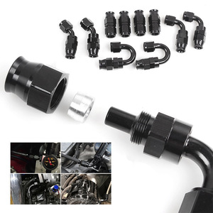 Kit de Conexiones de Enfriador de Aceite de Aleación de Aluminio AN6 AN8 AN10 de 0, 45, 90 y 180 Grados para Modificación Automotriz - Product Image 1