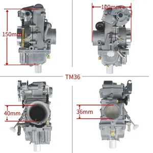 Mikuni <span class=keywords><strong>คา</strong></span>ร์<span class=keywords><strong>บู</strong></span>เรเตอร์แบบสไลด์แบนขนาด36มม. TM36-68 TM36สำหรับยามาฮ่า <span class=keywords><strong>SR400</strong></span> SR500 XT500 TT500 XT350 SRX600มีคุณภาพ OEM พอดีกับสลัก - Product Image 6