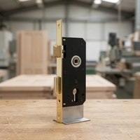 Corps de serrure à mortaise ignifuge, boîtier de serrure de sécurité au design moderne norme russe pour porte d'appartement