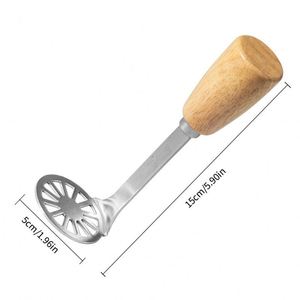 Écrase-pommes manuel en acier inoxydable de qualité alimentaire, robuste, résistant au lave-vaisselle, facile à nettoyer, outils à légumes pour la maison, vente chaude - Product Image 6