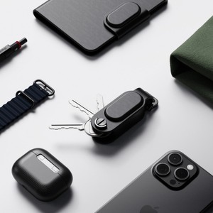 Organisateur de clés anti-perte avec fonction de suivi intégrée, matériau PU recyclable, porte-clés en métal compatible avec l'application Localiser - Product Image 4