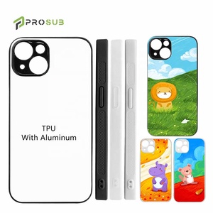 Prosub for <strong>IPhone</strong> <strong>14</strong> <strong>Pro</strong> Max Sublimation Case With <strong>Camera</strong> <strong>Protector</strong> 2D TPU Blank Sublimation Cell Phone Case - Product Image 1