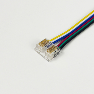 Conectores de Cable de Alimentación de 2/3/4/5/6 Pines de 5 mm a 12 mm, Conectores de Cinta PCB para Tiras LED COB 2835 5050, Sin Soldadura - Product Image 6