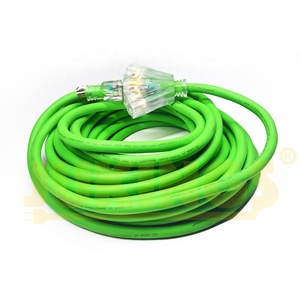 10/3 100ft Outdoor Power <strong>Cord</strong> 125V 15A Multi-socket Extension <strong>Cords</strong> 100% Copper 5-15P Plug Heavy Duty SJEOW Wire Type <strong>Lighted</strong> - Product Image 3