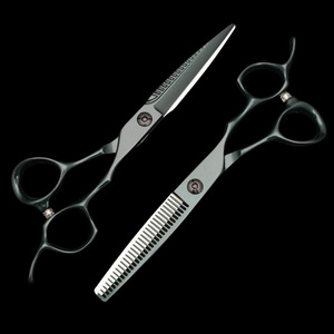 Ciseaux à cheveux personnalisables 62 mm, ciseaux à effiler pour droitiers, usage professionnel, lame standard - Product Image 5