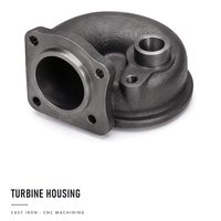 Services de fonderie, usinage CNC, anneau de wok en fonte, carter de turbine, pièces de rechange sur mesure, acier inoxydable de haute qualité