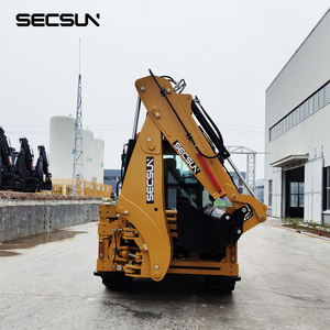 Baumaschinen 2,5 Tonnen Bagger lader 4x4 388 Bagger lader mit <span class=keywords><strong>4</strong></span> in 1 Schaufel - Product Image 4