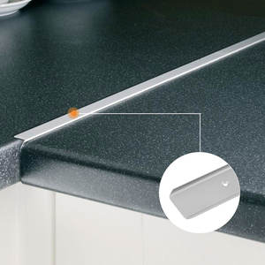 แผ่นอลูมิเนียมขัดเงาแบบอุตสาหกรรมสำหรับวางบนเคาน์เตอร์ในห้องครัวส่วนของตู้มีช่องว่างสำหรับป้องกันขอบชิ้นงาน - Product Image 6