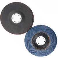 Disques à lamelles en zircone PMS 115x22, disque à lamelles en zircone, meule de 4 1/2 pouces, grain 60