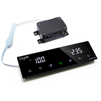Contrôleur de température double RINGDER EL Wide 321 à refroidissement direct avec capteur NTC IP65 pour vitrine réfrigérée