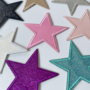 Atacado 8 Cores Patches Bordado Ferro em Bling Estrela <span class=keywords><strong>Patch</strong></span> Bordado para Chapéu Vestuário Kids Bag DIY - Product Image 6