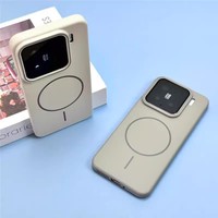 Pour 15UItra & pour Luxury, coque de téléphone portable magnétique antichoc en TPU+PC ultra-fine anti-chute avec finition mate