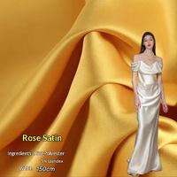En stock Tissu brocart rose double face anti-moisissure pour robes, gowns, cheongsams, robes pour femmes, 95% polyester 5% élasthanne, pour filles