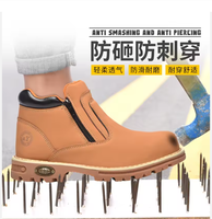 Chaussures de sécurité légères à bout en acier pour hommes et femmes, antidérapantes et respirantes pour l'hiver, l'été et le printemps.