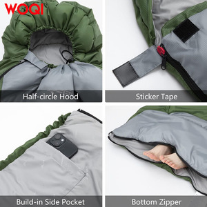 WOQI <span class=keywords><strong>0</strong></span> <span class=keywords><strong>grados</strong></span> adulto invierno cómodo y cálido <span class=keywords><strong>saco</strong></span> <span class=keywords><strong>de</strong></span> <span class=keywords><strong>dormir</strong></span>, <span class=keywords><strong>saco</strong></span> <span class=keywords><strong>de</strong></span> <span class=keywords><strong>dormir</strong></span> portátil para acampar en clima frío - Product Image 3