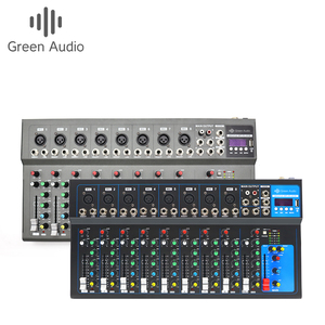 Console <span class=keywords><strong>de</strong></span> <span class=keywords><strong>mixage</strong></span> DJ portable GAX-UF10 à 10 canaux avec interface USB <span class=keywords><strong>pour</strong></span> les performances - Product Image 2