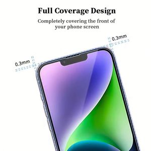 Cell Phone Full Cover 2.5D Tempered Glass <b>Screen</b> Guard <b>Protector</b> for 16 15 14 13 12 <b>11</b> Pro Max - Product Image 3