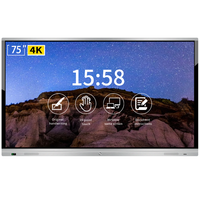 Machine de vidéoconférence de 75 pouces, appareil de vidéoconférence, avec caméra, 4 pièces