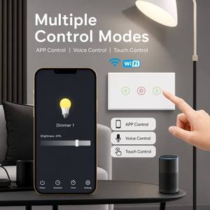 מתג דימר חכם של טויה עם WiFi ובלוטות', מאושר SAA, תואם לגוגל הום ואלקסה, לשליטה קולית בתאורה. - Product Image 4