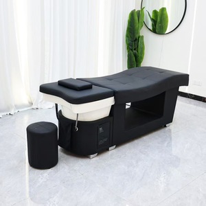 Mesa de Masaje para Spa Capilar de Cuero PU con Ciclo de Agua y Vapor, Equipo de Salón para Spa Capilar, Fisioterapia y Masajes - Product Image 3