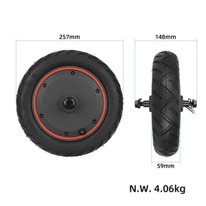 Moteur de moyeu pour trottinette électrique MI 5 Pro Plus Max 1000W 900W 36V 48V Roue de 10 pouces 12 pouces Pièces de moyeu de roue Frein à tambour Métal - Product Image 3