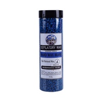 Nouveau paquet multicolore 400g bouteille emballée perles de cire dépilatoire peau sensible haricots de cire dure pour tout le corps
