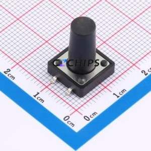 KH-12X12X17H-SMT-D Tactile Switch SMD-4P,12x12mm Switch ( Switch Length: 12mm )( Switch Width: 12mm )( Switch Height: 17mm ) - Product Image 1