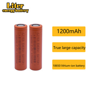 Nuova batteria ricaricabile agli ioni di litio agli ioni di litio <span class=keywords><strong>18650</strong></span> <span class=keywords><strong>1200mah</strong></span> 3.7v batteria agli ioni di litio - Product Image 2