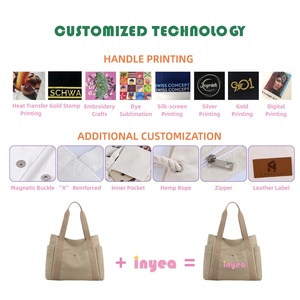 Sac fourre-tout brodé au point de croix, style japonais <span class=keywords><strong>Zakka</strong></span>, mignon et petit, pour le quotidien, idéal pour le bricolage - Product Image 3