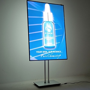 Indoor <b>Poster</b> Display Rack Floor Stand Retail Display A4 Sign <b>Holder</b> Advertising Board for Outdoor Business - Product Image 1