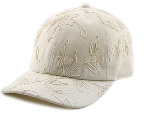 Gorras de Béisbol Casuales de Uso Diario, 100% Algodón Twill Jacquard, Accesorios de Moda, Diseño Unisex Personalizado de Alta Calidad, Bordado Botánico 3D - Product Image 1