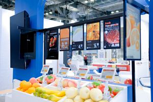 Zkong מסחרי תג מחיר דיגיטלי <span class=keywords><strong>lcd</strong></span> פרסום תווית מדף אלקטרונית עבור חנויות קניות קניונים sdk פונקציה - Product Image 6