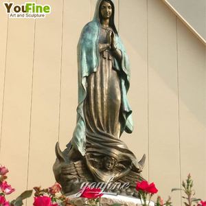 YOUFINE Life Size Outdoor Garden Park Bronze Catholic Religious Virgin Mary <strong>Statue</strong> Sculpture - Product Image 6