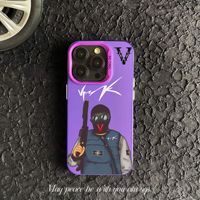 Coque de téléphone élégante et design pour iPhone 17 Air, 16, 17 Pro Max, Coque Vrunk pour iPhone 11, 12, 13, 14, 15