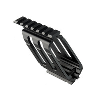 Lunette de visée à point rouge réglable avec support métallique et étui en alliage d'aluminium pour accessoires sportifs