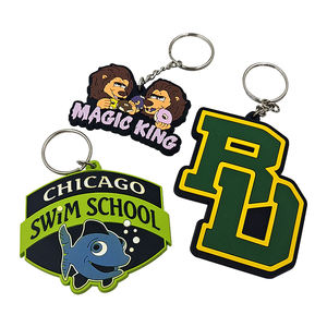 سلاسل مفاتيح من السيليكون والمطاط الناعم والبلاستيك PVC، هدايا إعلانية تجارية عالية الجودة، عينات مجانية من المصنع، بيع مباشر بالجملة - Product Image 6