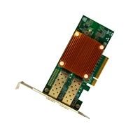 82599ES chip 10 Gigabit tarjeta de red de puerto óptico dual, multimodo PCI-E X8, servidor multimodo de doble puerto, 10G óptico