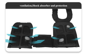 Gilet Tattico all'Ingrosso con Sgancio Rapido, Resistente agli Urti, Elastico e Regolabile in Vita per Softair - Product Image 6