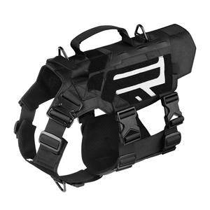 国境を越えた新製品 犬用タクティカルスポーツオックスフォード布チェストストラップハーネス 耐摩耗性 高耐久性 高反射リード 在庫あり - Product Image 6