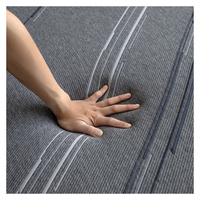 8 pouces pleine taille double reine Cal Roi roulé latex gel De Cuivre Argent ion mémoire matelas en mousse dans une boîte