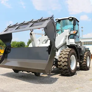 side boom mobile atv bucket grapple backo front end loader avant mini front self lorry front loader machine 980