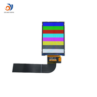 Layar LCD IPS TFT Golden Vision 3,5 Inci Resolusi 320x480 Antarmuka RGB Sudut Pandang Penuh Modul Lampu Latar LED -20 +70C untuk