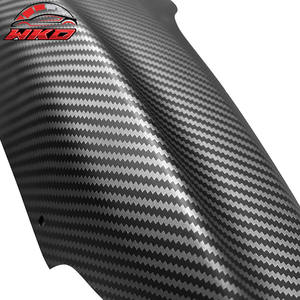 Pare-chocs avant pour Tesla Model Y 2020-2024, séparateur en PP, imprimé fibre de carbone mate, kit carrosserie de haute qualité - Product Image 4