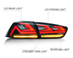 ไฟท้ายรถยนต์ดัดแปลง Dk Motion แบบ LED สำหรับรถยนต์<span class=keywords><strong>มิต</strong></span><span class=keywords><strong>ซู</strong></span><span class=keywords><strong>บิ</strong></span><span class=keywords><strong>ชิ</strong></span> แลนเซอร์ เอ็กซ์ ปี 08-18 ไฟท้าย ปี 2010-2016 <span class=keywords><strong>ราคา</strong></span>โรงงาน - Product Image 6